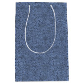 ウィリアム・モリスヴィンテージパターン鳥とアネモン ミディアムペーパーバッグ (正面)