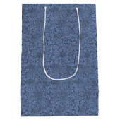 ウィリアム・モリスヴィンテージパターン鳥とアネモン ミディアムペーパーバッグ (裏面)