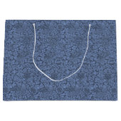 ウィリアム・モリスヴィンテージパターン鳥とアネモン ラージペーパーバッグ (正面)