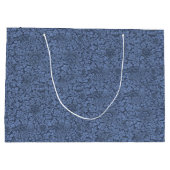 ウィリアム・モリスヴィンテージパターン鳥とアネモン ラージペーパーバッグ (裏面)