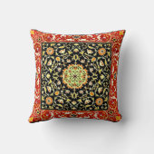 ウィリアム・モリスヴィンテージフローラデザイン クッション (裏面)