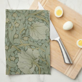 ウィリアム・モリスヴィンテージフローラ織物 キッチンタオル (四つ折り)