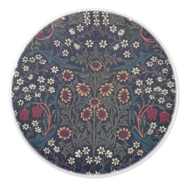 ウィリアム*モリスヴィンテージブラックソーヌデザイン | セラミックノブ