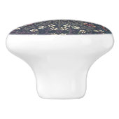 ウィリアム*モリスヴィンテージブラックソーヌデザイン | セラミックノブ (側面)