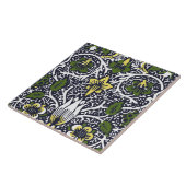 ウィリアム・モリスヴィンテージボラージフラワーパターン タイル (側面)