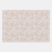 ウィリアム・モリスヴィンテージラークスパー植物模様 ラッピングペーパーシート (正面3)