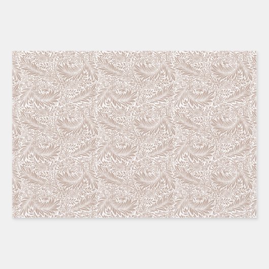 ウィリアム・モリスヴィンテージラークスパー植物模様 ラッピングペーパーシート (正面3)