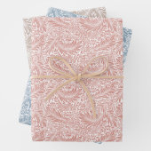 ウィリアム・モリスヴィンテージラークスパー植物模様 ラッピングペーパーシート (インサイチュ)