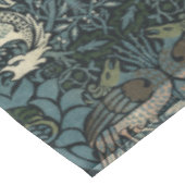 ウィリアム・モリスヴィンテージ孔雀とドラゴンパターン テーブルクロス (アングル)