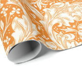 ウィリアム・モリスヴィンテージ学士号のボタンパターン ラッピングペーパー (ロールコーナー)