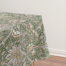 ウィリアム・モリスヴィンテージ枯れ花の葉 テーブルクロス