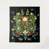 ウィリアム・モリスヴィンテージ花 タペストリー (正面)