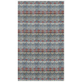 ウィリアム・モリスヴィンテージ赤フローラルパターン テーブルクロス (正面)