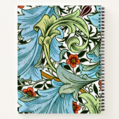 ウィリアム・モリスヴィンテージ・グランビルのパターン ノートブック (裏面)