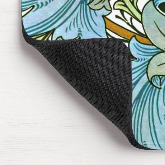 ウィリアム・モリスヴィンテージ・グランビルのパターン マウスパッド (コーナー)