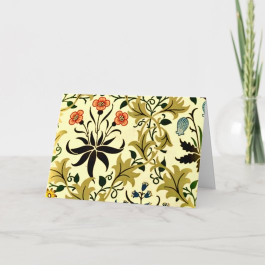 ウィリアム・モリスヴィンテージ・セラディーンの カード (正面)