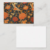 ウィリアム・モリスヴィンテージ・レイデザイン ノートカード (正面/裏面)