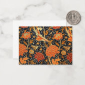 ウィリアム・モリスヴィンテージ・レイデザイン ノートカード (正面/裏面インサイチュ)