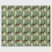 ウィリアム・モリスヴィンテージ、菊 ラッピングペーパー (フラット)