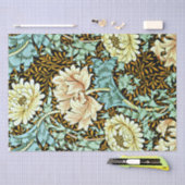 ウィリアム・モリスヴィンテージ、菊 薄葉紙 (クラフト)