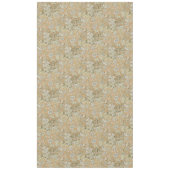 ウィリアム・モリス二重バウ花柄の葉 テーブルクロス (正面)