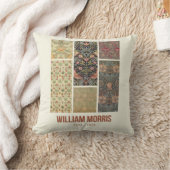 ウィリアム・モリス収集アートパターンコラージュ クッション (ブランケット)