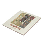 ウィリアム・モリス収集アートパターンコラージュ タイル (側面)