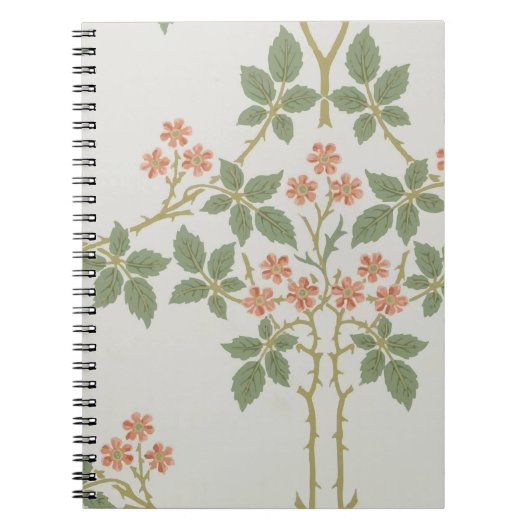 ウィリアム・モリス壁紙デザイン ノートブック (正面)