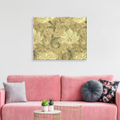 ウィリアム・モリス壁紙パターン キャンバスプリント (インサイチュ (リビング))