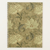 ウィリアム・モリス壁紙パターン プランナー手帳 (正面)