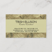 ウィリアム・モリス壁紙パターン 名刺 (裏面)