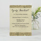 ウィリアム・モリス壁紙パターン 招待状 (スタンド正面)