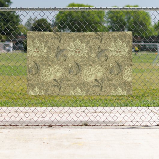 ウィリアム・モリス壁紙パターン 横断幕 (インサイチュ)