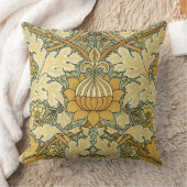 ウィリアム・モリス壁紙プリント クッション (ブランケット)