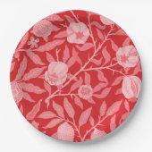 ウィリアム・モリス島 – ザクロ ペーパープレート (正面)