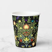 ウィリアム・モリス工芸品パターン 紙コップ (正面)