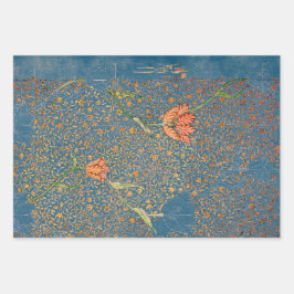 ウィリアム・モリス平板包装紙 ラッピングペーパーシート