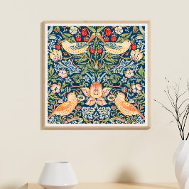 ウィリアム・モリス広場ポスターストロベリー ポスター