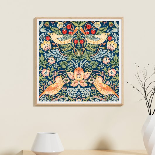 ウィリアム・モリス広場ポスターストロベリー ポスター