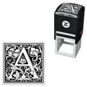 ウィリアム・モリス文字ビクトリアンAフローラスタンプ セルフインキングスタンプ (インサイチュ)