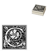 ウィリアム・モリス文字C ラバースタンプ (押印)