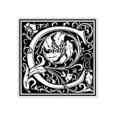 ウィリアム・モリス文字C ラバースタンプ (インプリント)