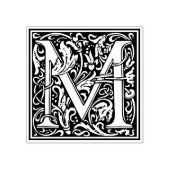 ウィリアム・モリス文字M ラバースタンプ (インプリント)