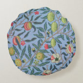 ウィリアム・モリス果実またはザクロ植物学 ラウンドクッション (裏面)
