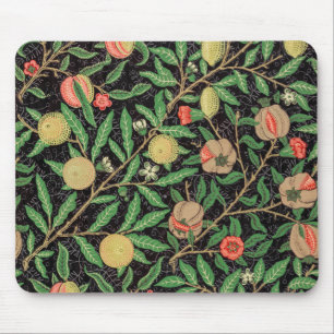ウィリアム・モリス果実ザクロ花パターン マウスパッド