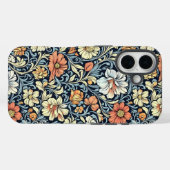 ウィリアム・モリス様式の花とアカンサスのパターン Case-Mate iPhoneケース (裏面 (横))