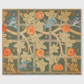 ウィリアム・モリス模様ラッピング紙 ラッピングペーパー (フラット)