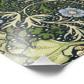 ウィリアム・モリス海苔パターンフローラヴィンテージアート フォトプリント (角)
