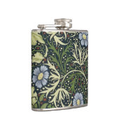 ウィリアム・モリス海苔パターンフローラヴィンテージアート フラスク (右)