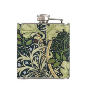 ウィリアム・モリス海苔パターンフローラヴィンテージアート フラスク (裏面)
